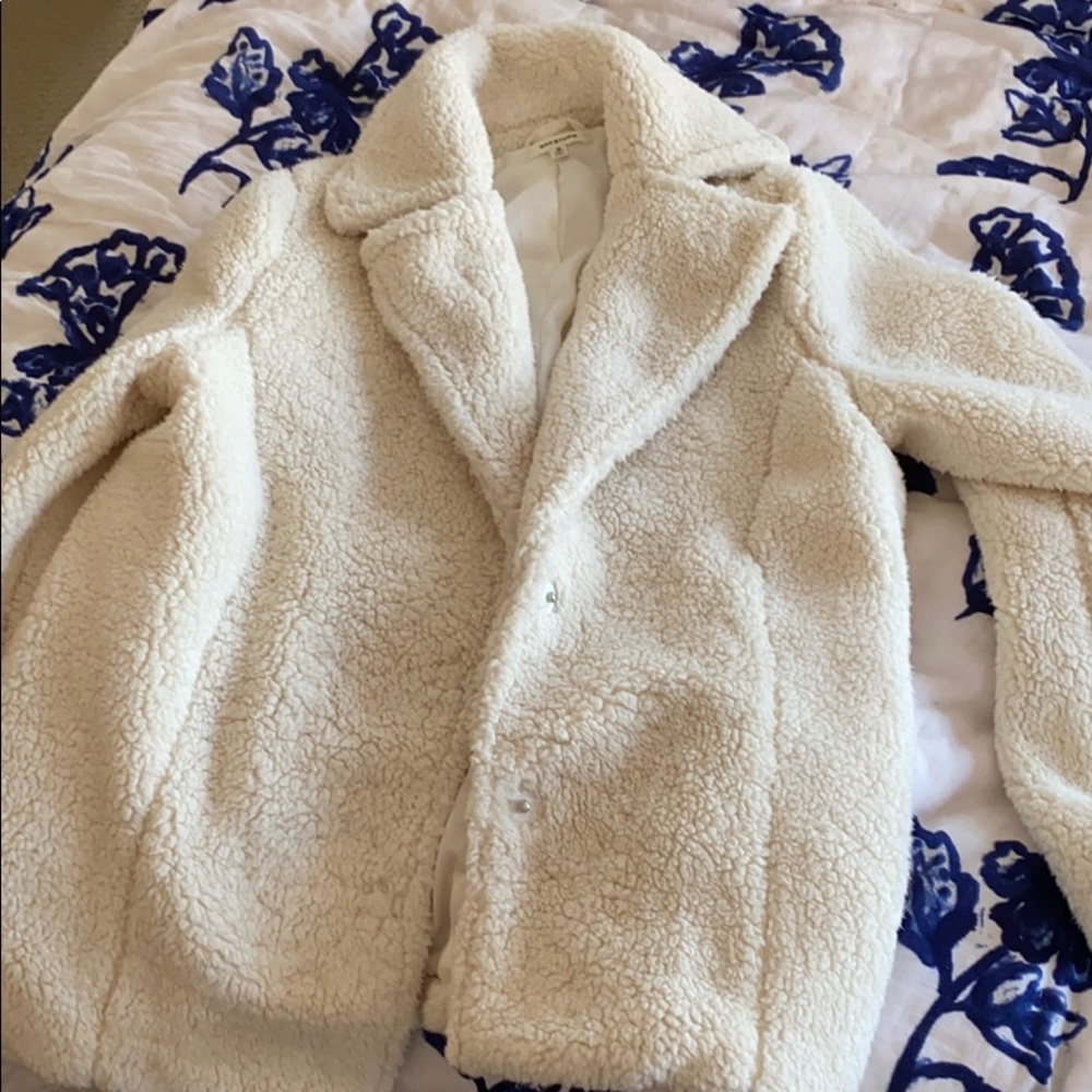 Faux fur jacket